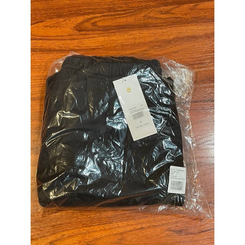 NWT SPIRITUAL GANGSTER LOVE YOURSELF LIKE CRAZY BLACK SWEATPANTS SZ SMALL S - Picture 10 of 10
